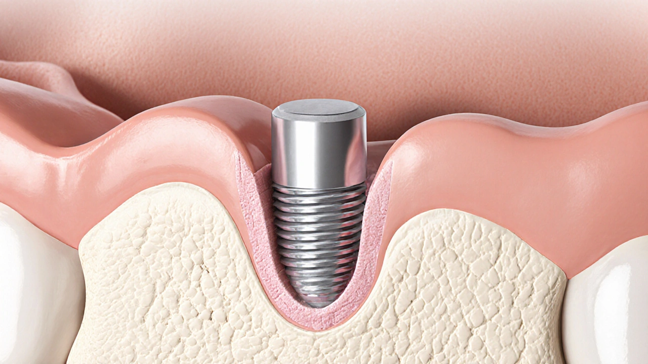 Kapsle zubního implantátu - jaké jsou příznaky a co dělat