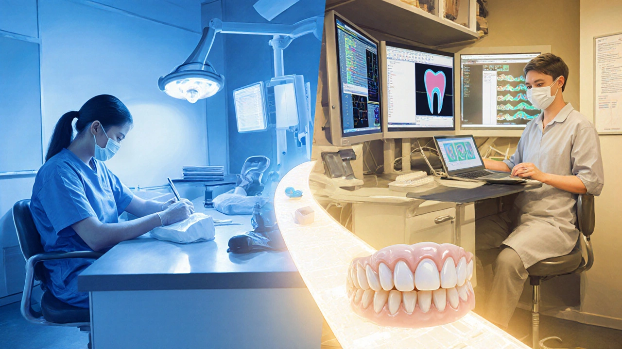 Cesta zubního laboranta od školy k moderní laboratoři.