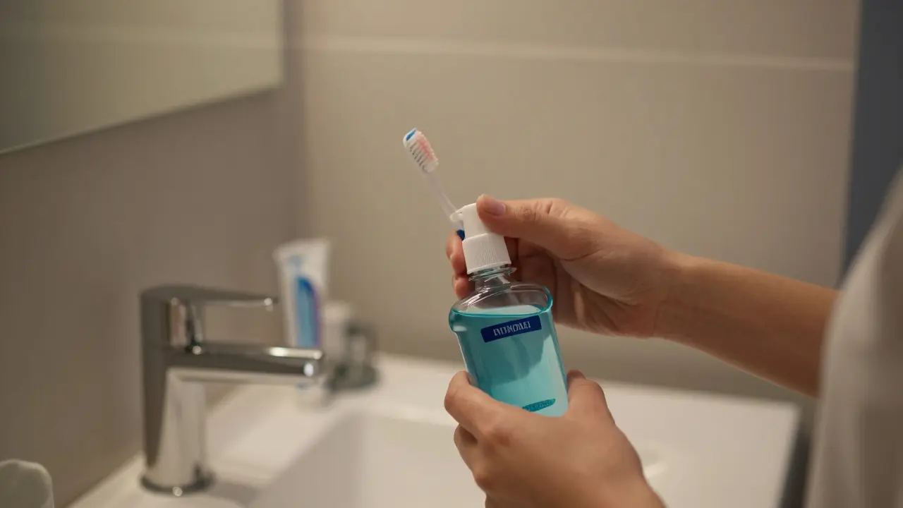 Dentální hygiena: Jak správně používat ústní vodu