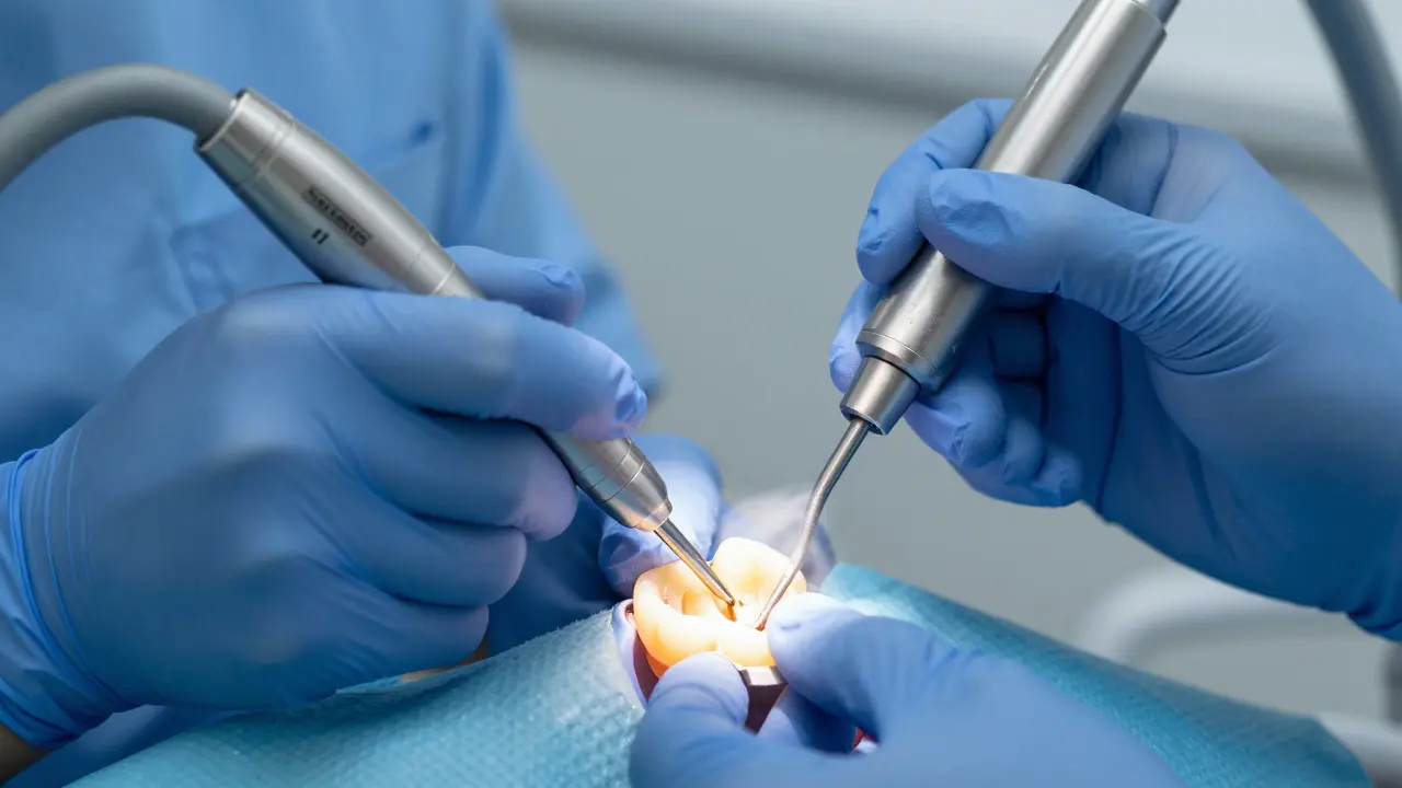 Jak dlouho trvá broušení zubu při přípravě metalokeramické korunky?