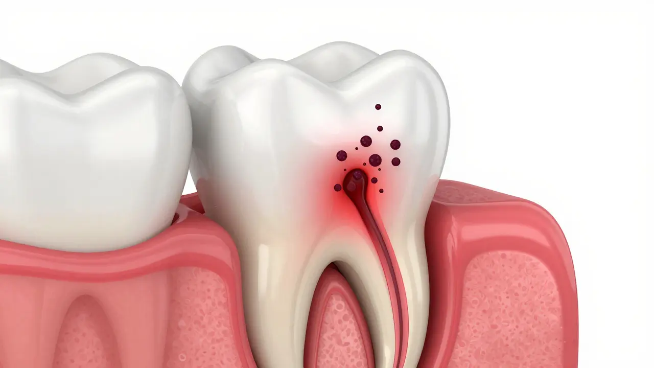 Zánět okostice: Příčiny, léčba a kdy je nutná endodoncie