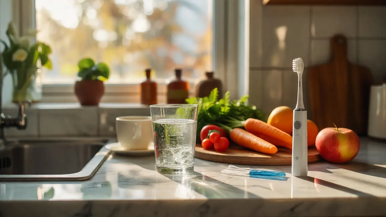 Zdravé návyky pro prevenci zubního kamene: voda, ovoce a hygiena